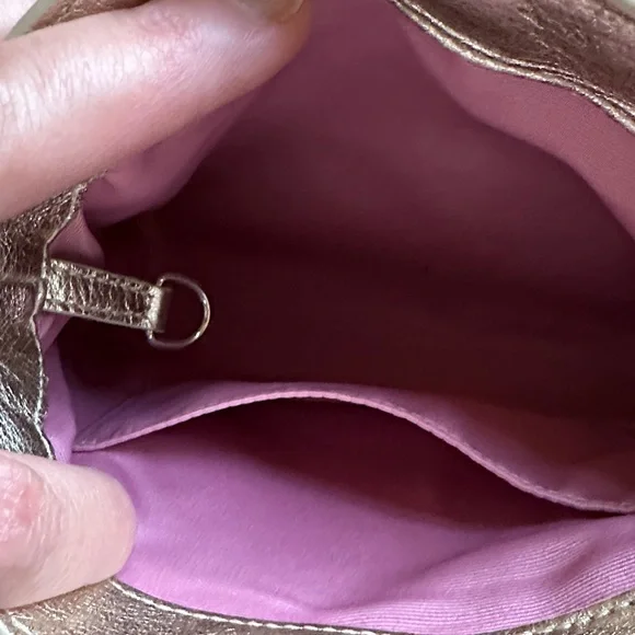 Coach Shimmering Gold Wristlet - Picture 7 of 11